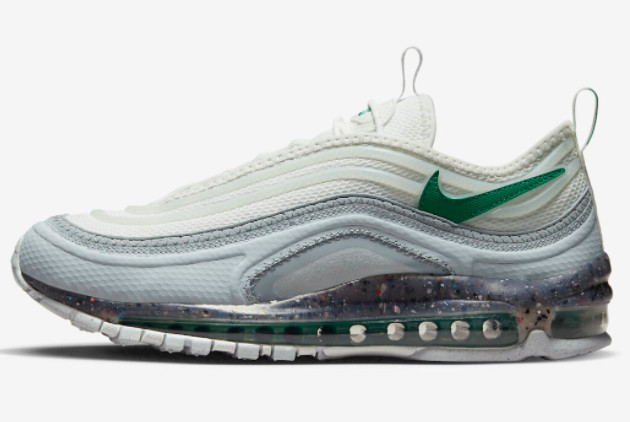 Nike Air Max 97 Terrascape White/Grey-Green DQ3976-100 - Stylish and Versatile Sneakers for Men