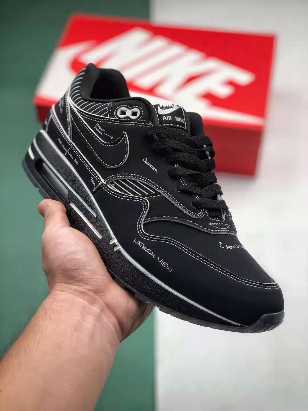 Nike Air Max 1 'Sketch To Shelf - Black' CJ4286-001 | Premium Sneaker Release