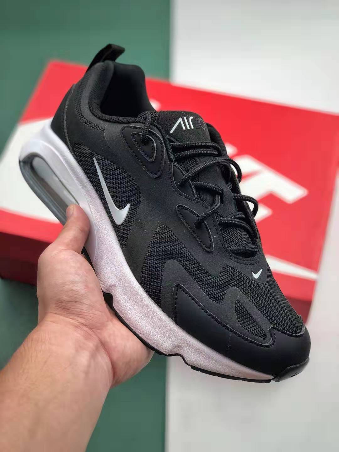 Nike Air Max 200 'Black' CI3865-001 | Lightweight Comfort and Style