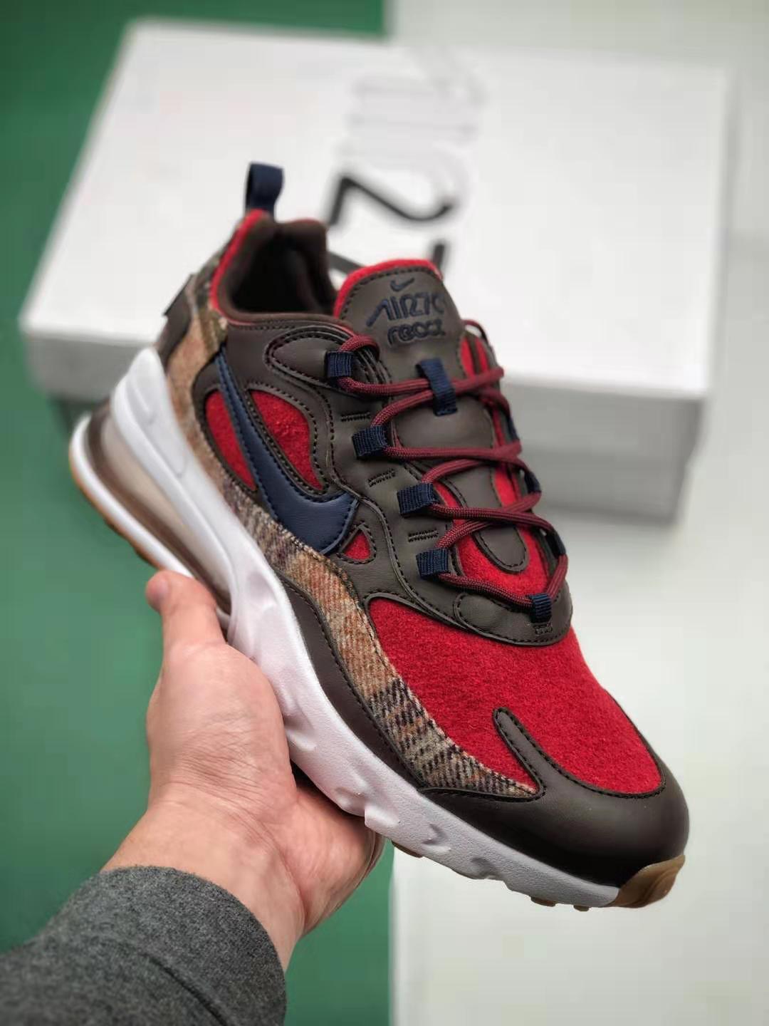 Nike Air Max 270 React Pendleton ID Multi Color CQ7388-991 - Stylish and Comfortable Footwear from Nike