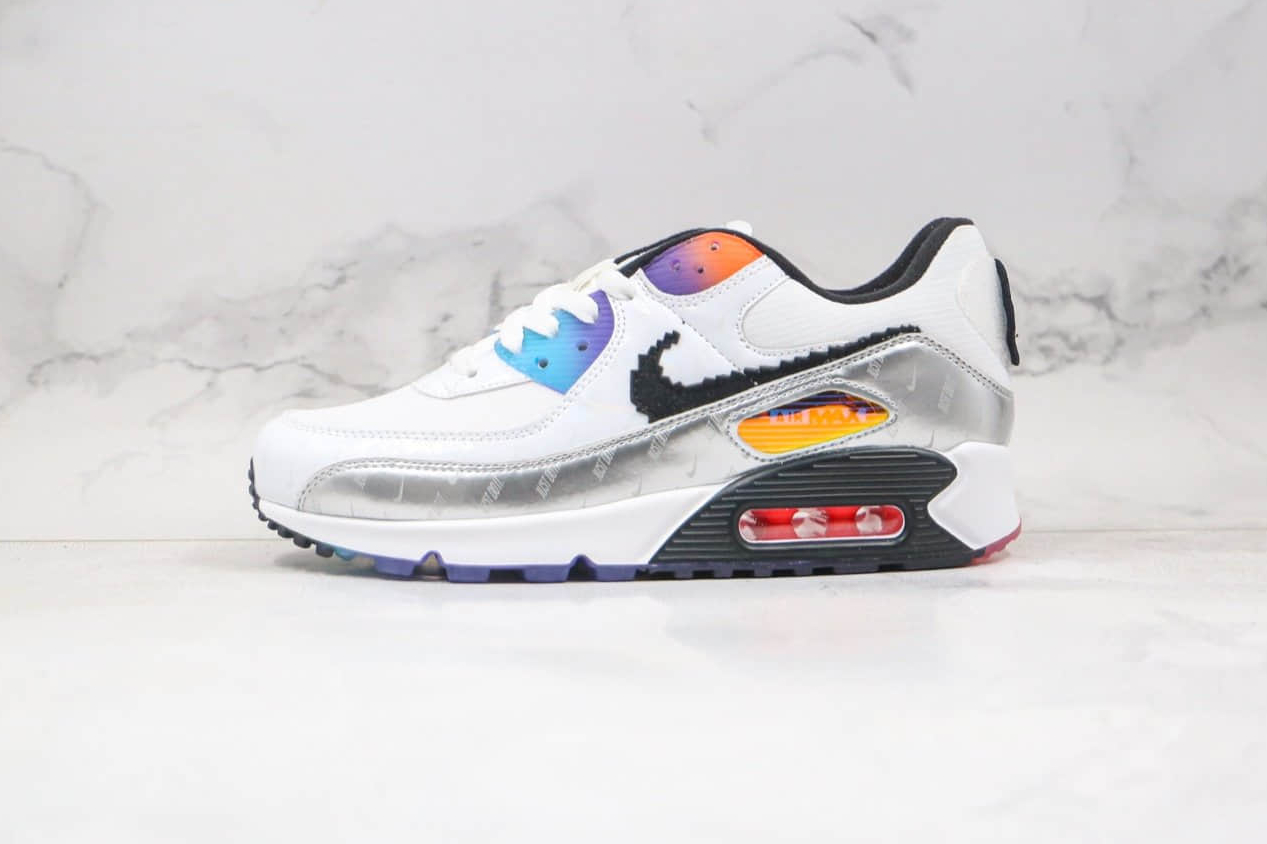 Nike Air Max 90 Have a Good Game DC0832-101 Black White Multi-Color