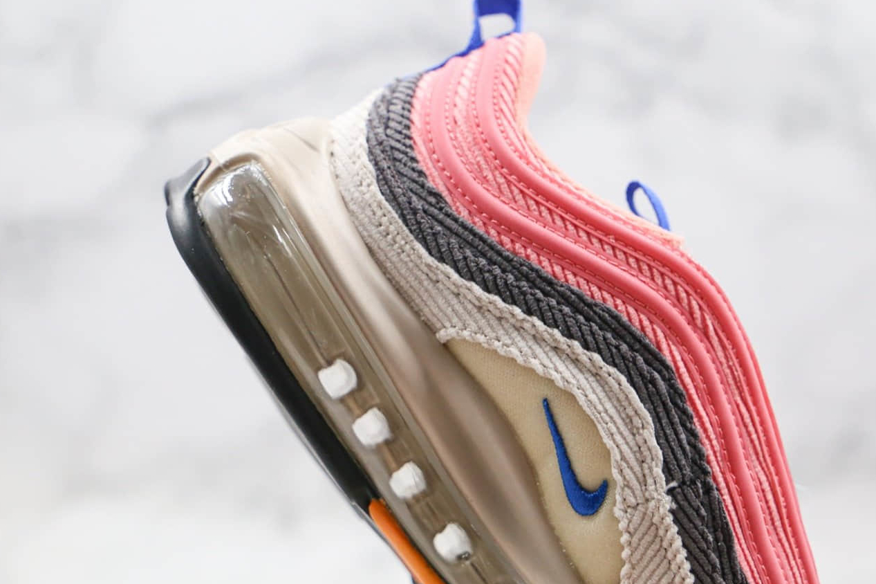 Nike Air Max 97 Corduroy Pack - Pink Sneakers CQ7512-046 | Limited Edition