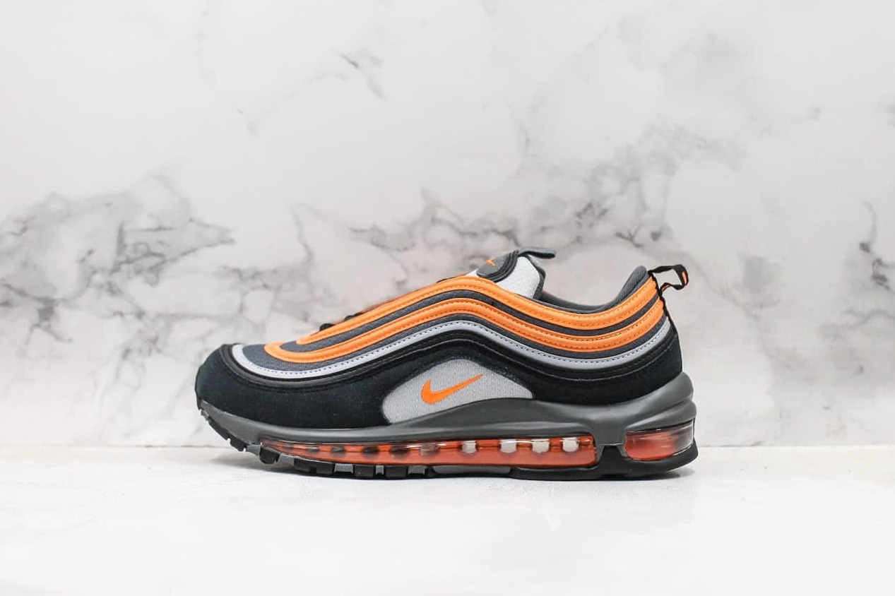 Nike Air Max 97 Wolf Grey Total Orange Black 921522 013 - Shop Now for Classic Stylish Sneakers