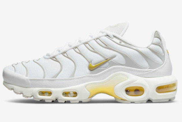 Nike Air Max Plus White Grey Yellow DV6987-100: Boost Your Style with These Iconic Sneakers