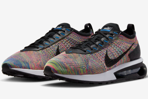 Nike Air Max Flyknit Racer 'Multi-Color 2.0' Sneakers - Multi-Color/Black-Racer Blue | FD2765-900