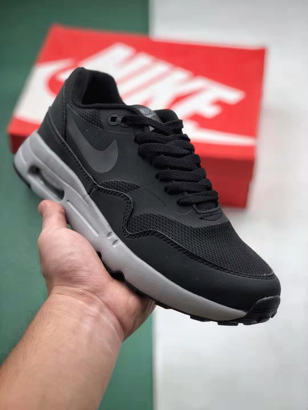 Nike Air Max 1 Ultra 2.0 Essential 'Black Grey' 875679-002 - Shop the Classic Design and Comfort of Nike Air Max 1 Ultra 2.0 Essential Sneakers!