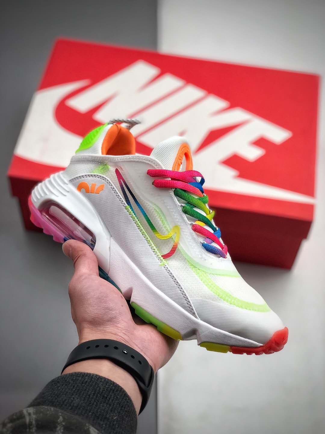 Nike Air Max 2090 White Multi Color CT7695-105 - Shop Now for the Latest Nike Air Max Sneakers