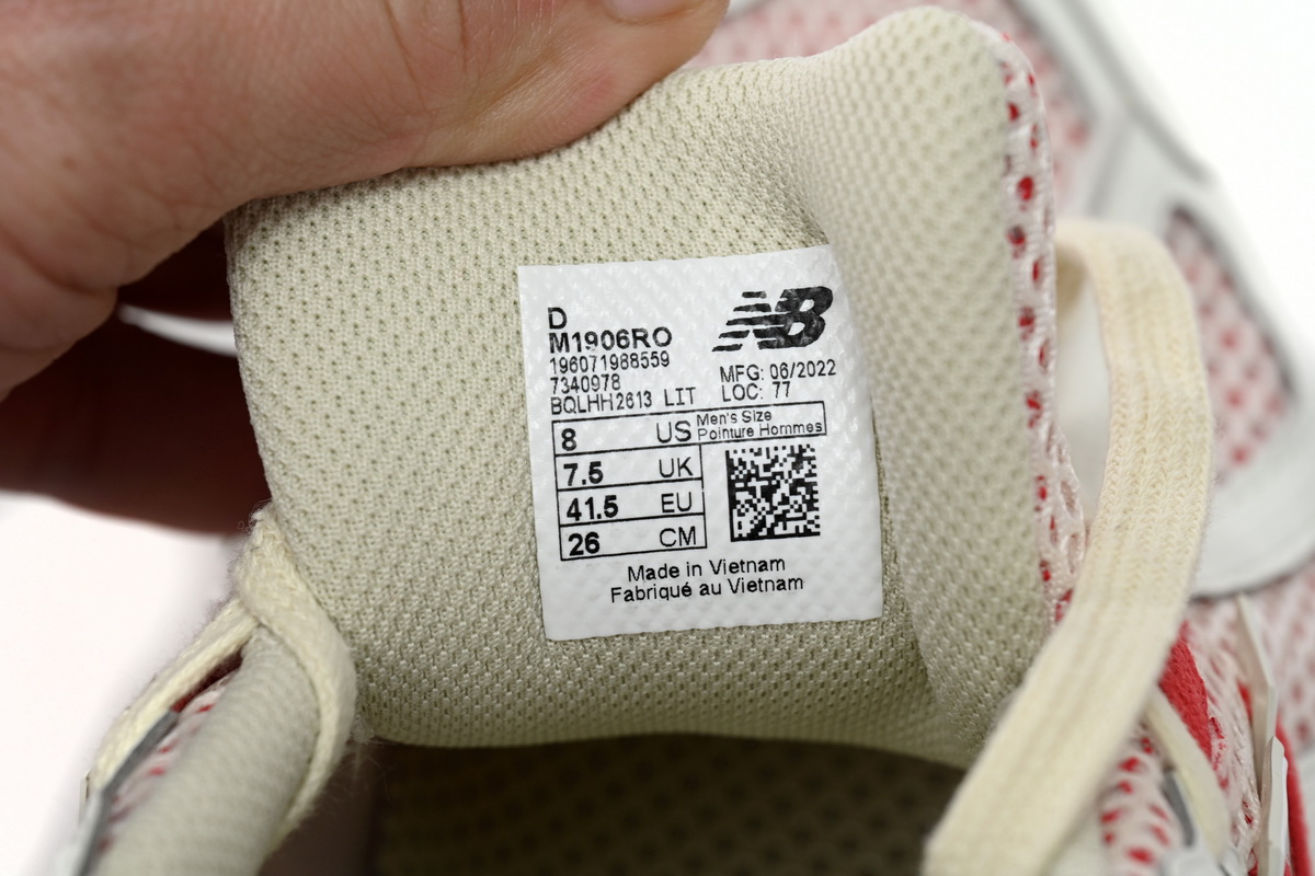 New Balance 1906R 'Sea Salt True Red' M1906RO: Stylish and Comfortable Footwear