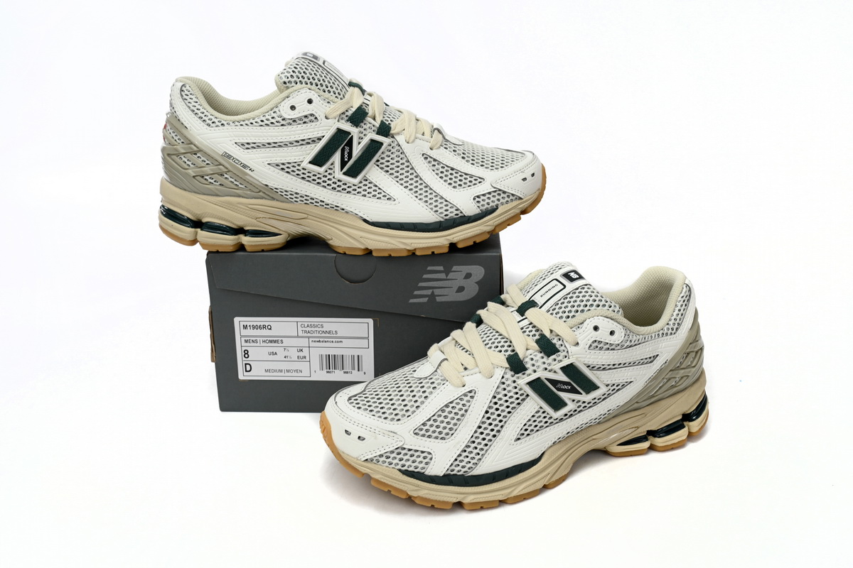 New Balance 1906R 'White Green' M1906RQ - Premium Athletic Sneakers New Balance 1906R 'White Green' M1906RQ - Premium Athletic Sneakers