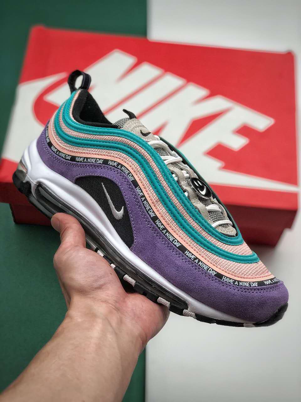 Air Max 97 'Have A Nike Day' 923288-500 - Exclusive Nike Sneakers