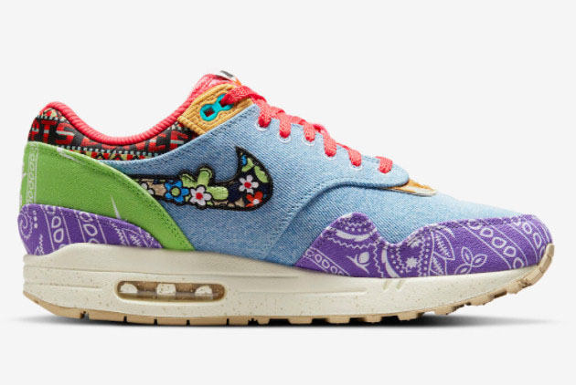 Concepts x Nike Air Max 1 'Far Out' Wild Violet/Multi-Color-Sail - Latest Release DN1803-500