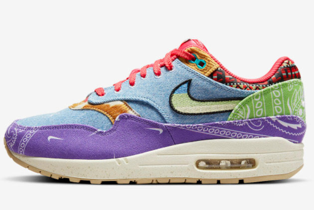 Concepts x Nike Air Max 1 'Far Out' Wild Violet/Multi-Color-Sail - Latest Release DN1803-500