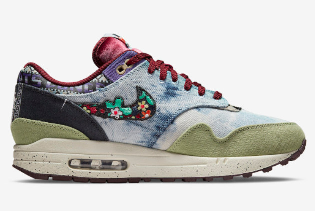 Concepts x Nike Air Max 1 SP Multi Color DN1803-300 - Limited Edition Collaboration Sneakers