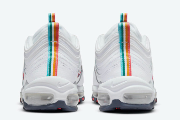 Nike Air Max 97 White/Multi-Color DH1592-100 - Stylish and Versatile Sneakers for Maximum Comfort