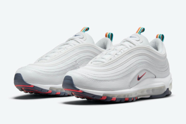 Nike Air Max 97 White/Multi-Color DH1592-100 - Stylish and Versatile Sneakers for Maximum Comfort