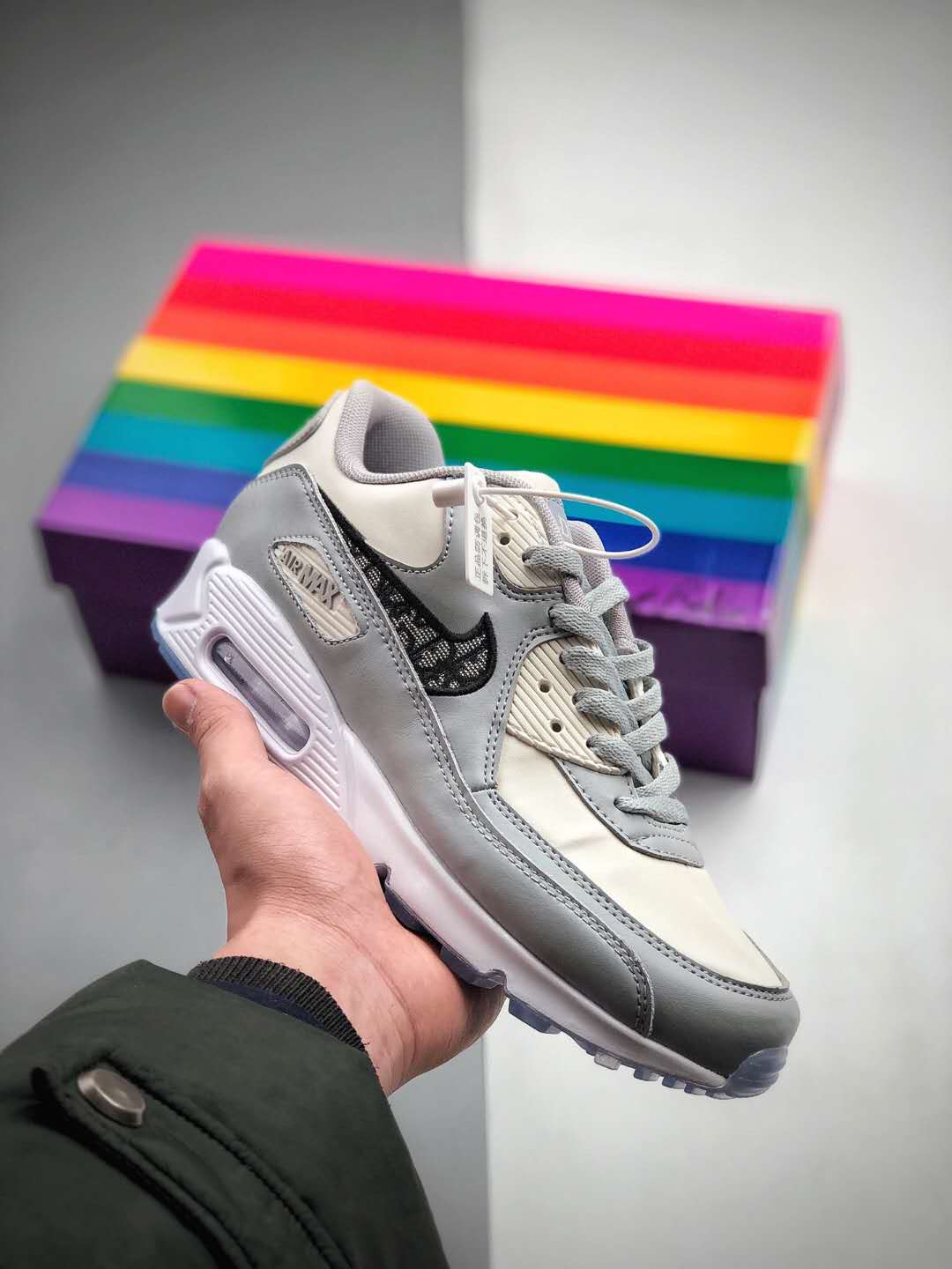 Nike Dior x Air Max 90 OG Grey CN8607-002 - Limited Edition Sneakers