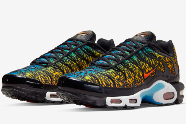 Nike Air Max Plus 'Graffiti' Black/Multicolor DX2665-001 - Unique Streetwear Style | Limited Edition