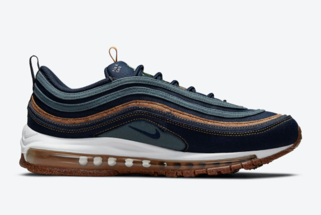 Nike Air Max 97 'Cork' Hasta Obsidian Thunder Bleu DC3986-300 - Stylish and Trendy Sneakers for Men