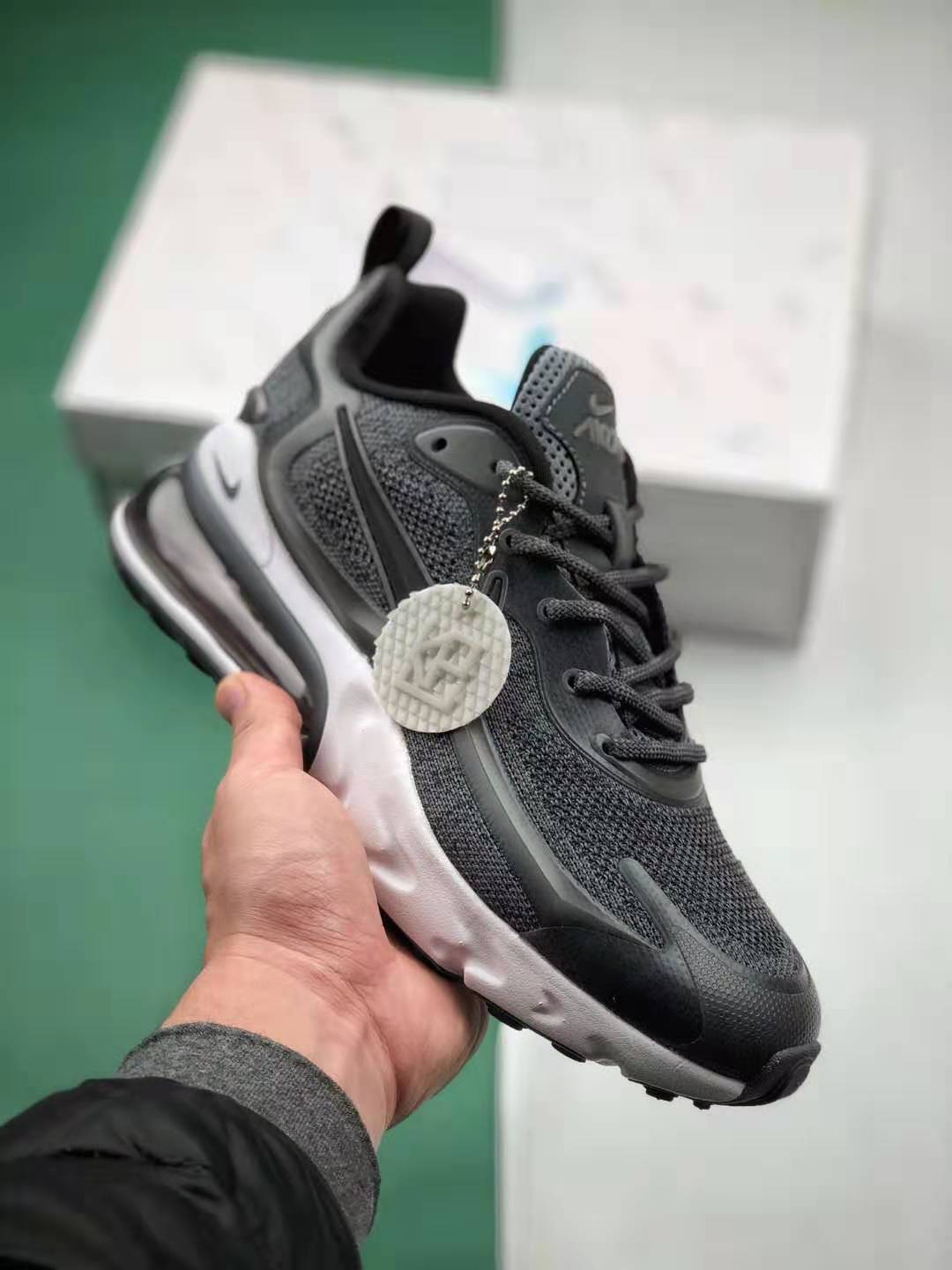 Nike Air Max 270 React Cool Grey White Black AO4971-103 - Stylish and Comfortable Footwear at its Finest