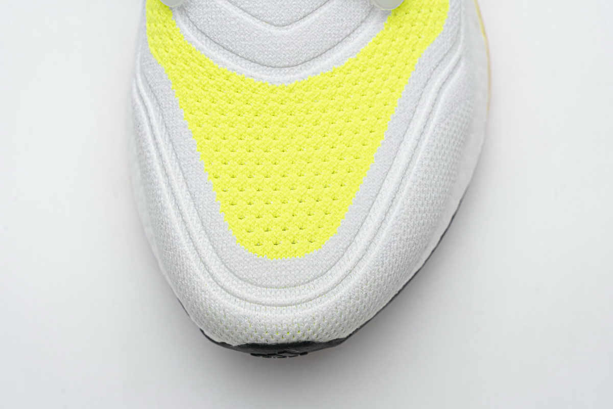 Adidas UltraBoost 21 White Solar Yellow FY0377 - Enhance Performance with Style