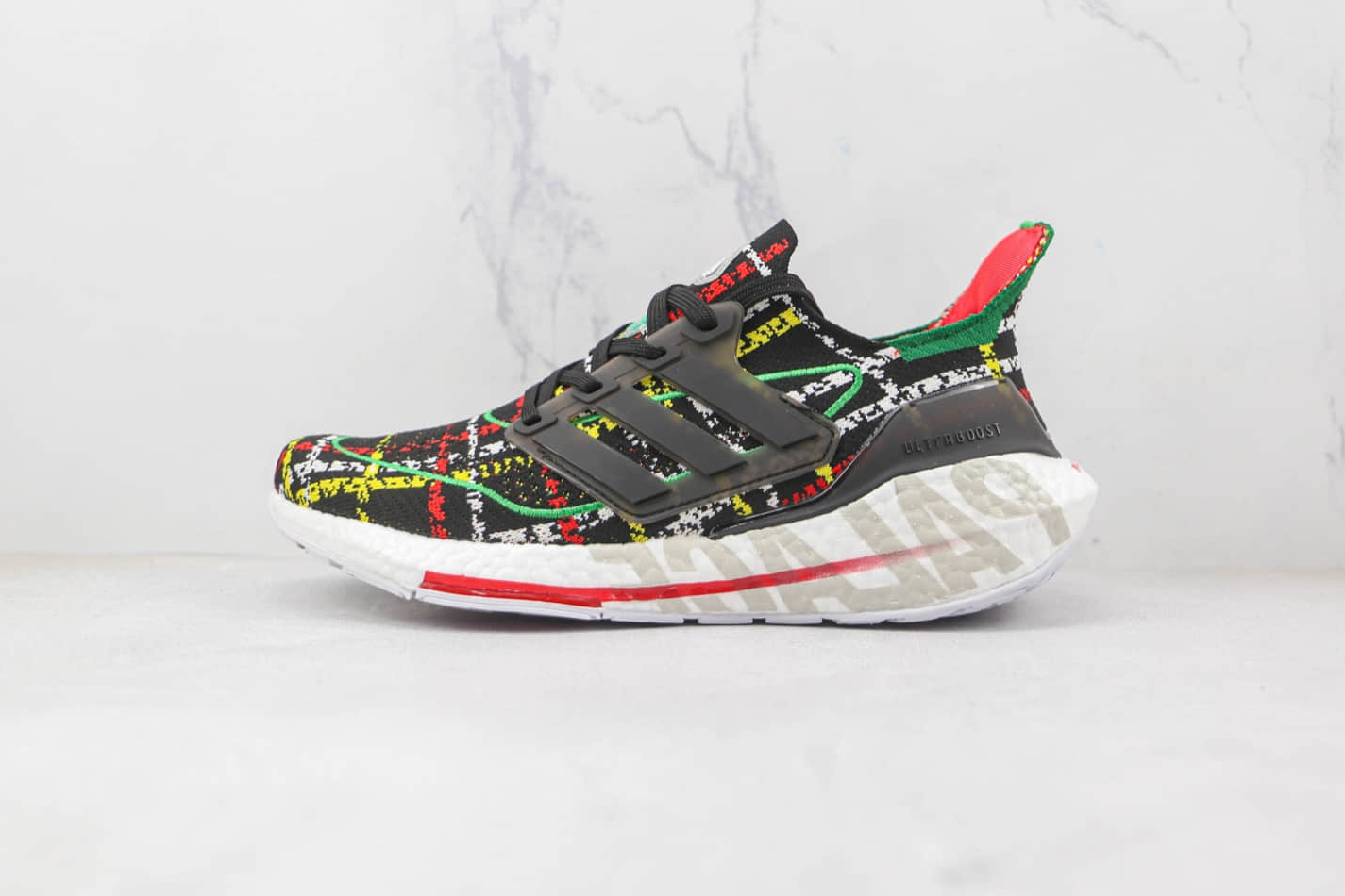 Adidas Palace x UltraBoost 21 'Black Multicolor' GY5555 - Stylish & Colorful Boost Sneakers