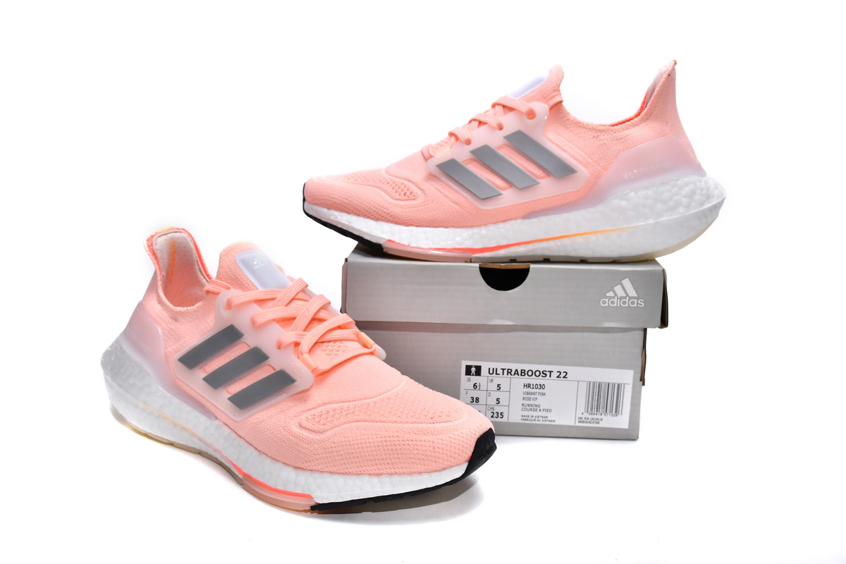 Adidas Ultra Boost 22 Pink HR1030 | Wear-Resistant & Breathable