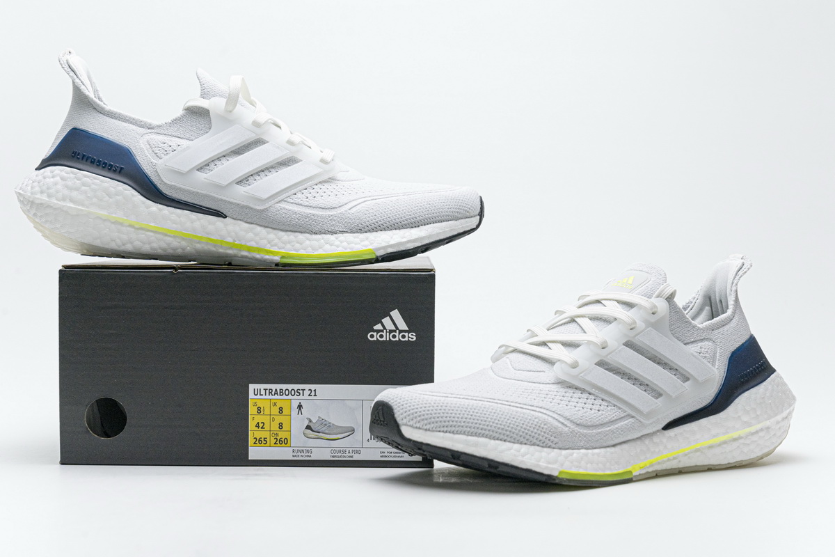 Adidas UltraBoost 21 'Crystal White' FY0371 - Stylish and Comfortable Running Shoes