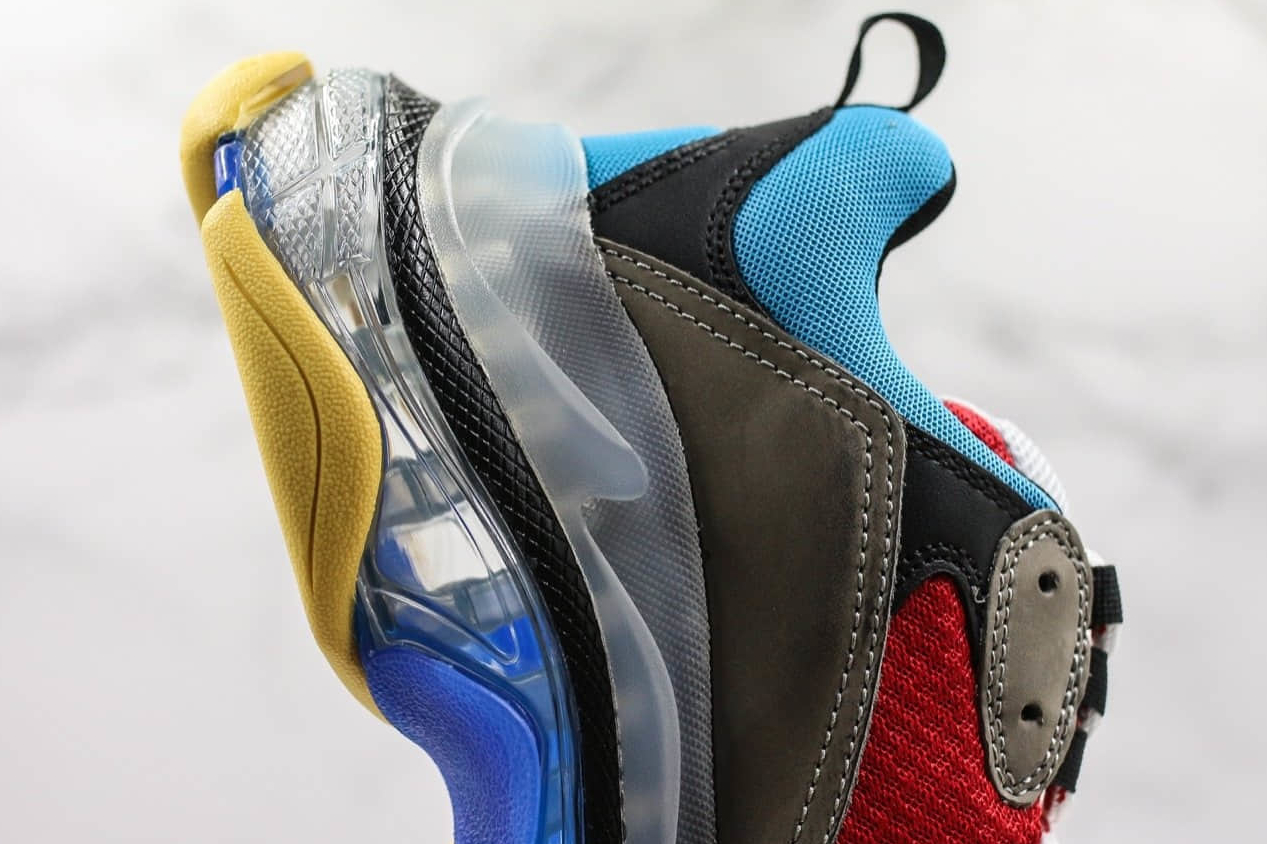 Balenciaga Triple S Blue Red Multicolor: Trendy Sneakers for Any Occasion