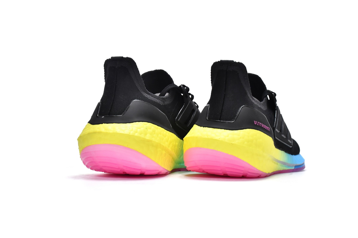 Adidas Ultra Boost 2022 Black Gradient Yellow GV8829 - Premium Performance with Stylish Colorway