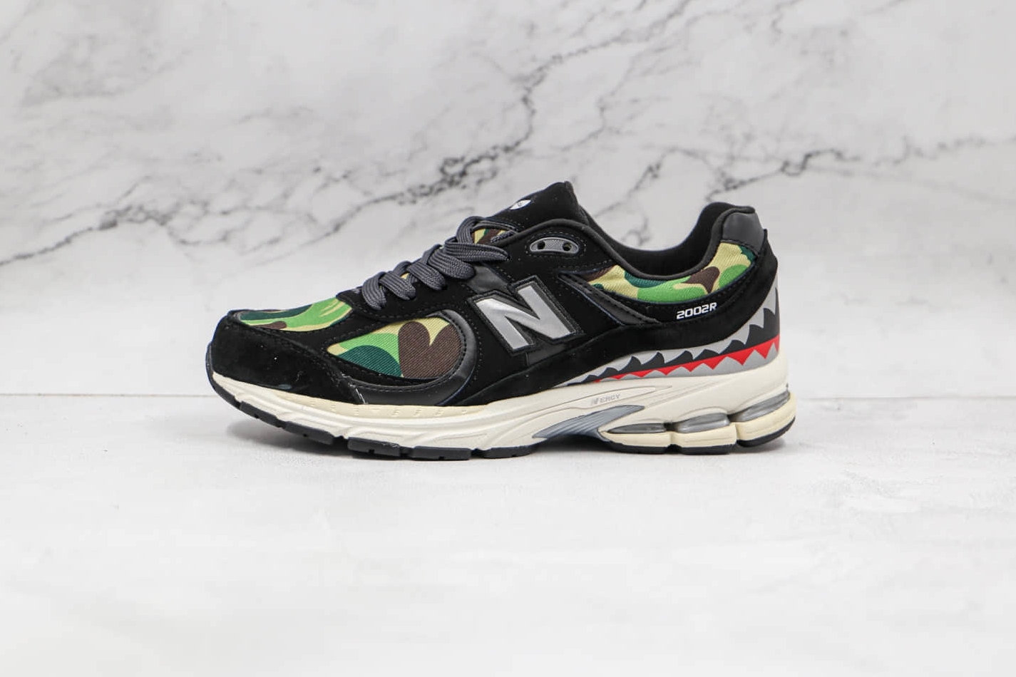 New Balance BAPE x 2002R 'Apes Together Strong - Black Camo' M2002RBF Limited Edition