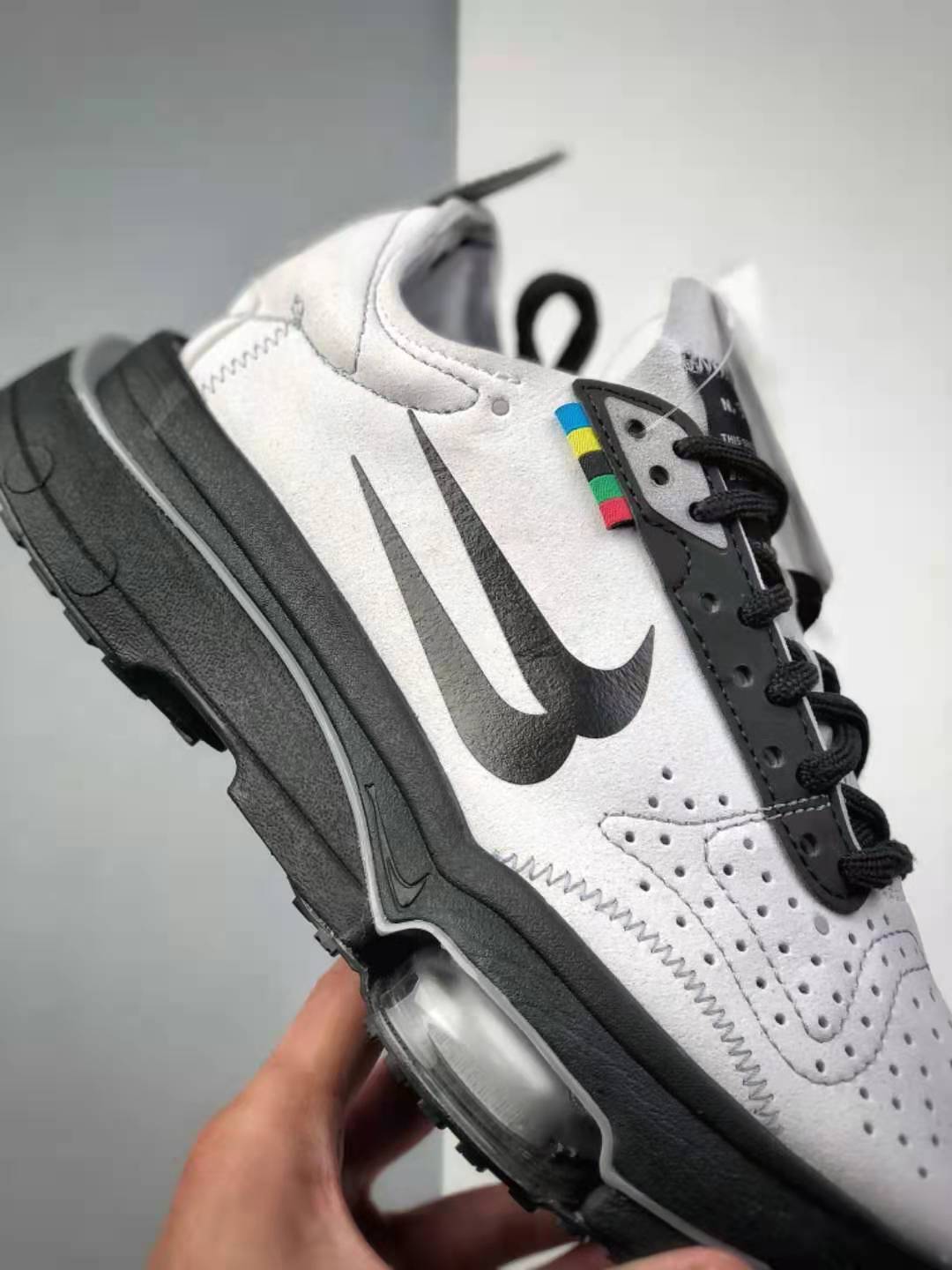 Nike Air Zoom Type N.354 Black White Particle Grey Sneakers DB2622-001 - Stylish and Comfortable Footwear with Innovative Design