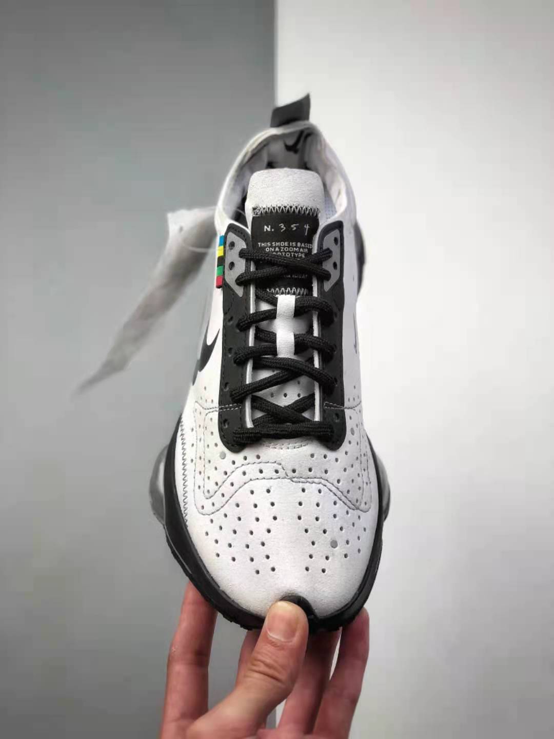 Nike Air Zoom Type N.354 Black White Particle Grey Sneakers DB2622-001 - Stylish and Comfortable Footwear with Innovative Design