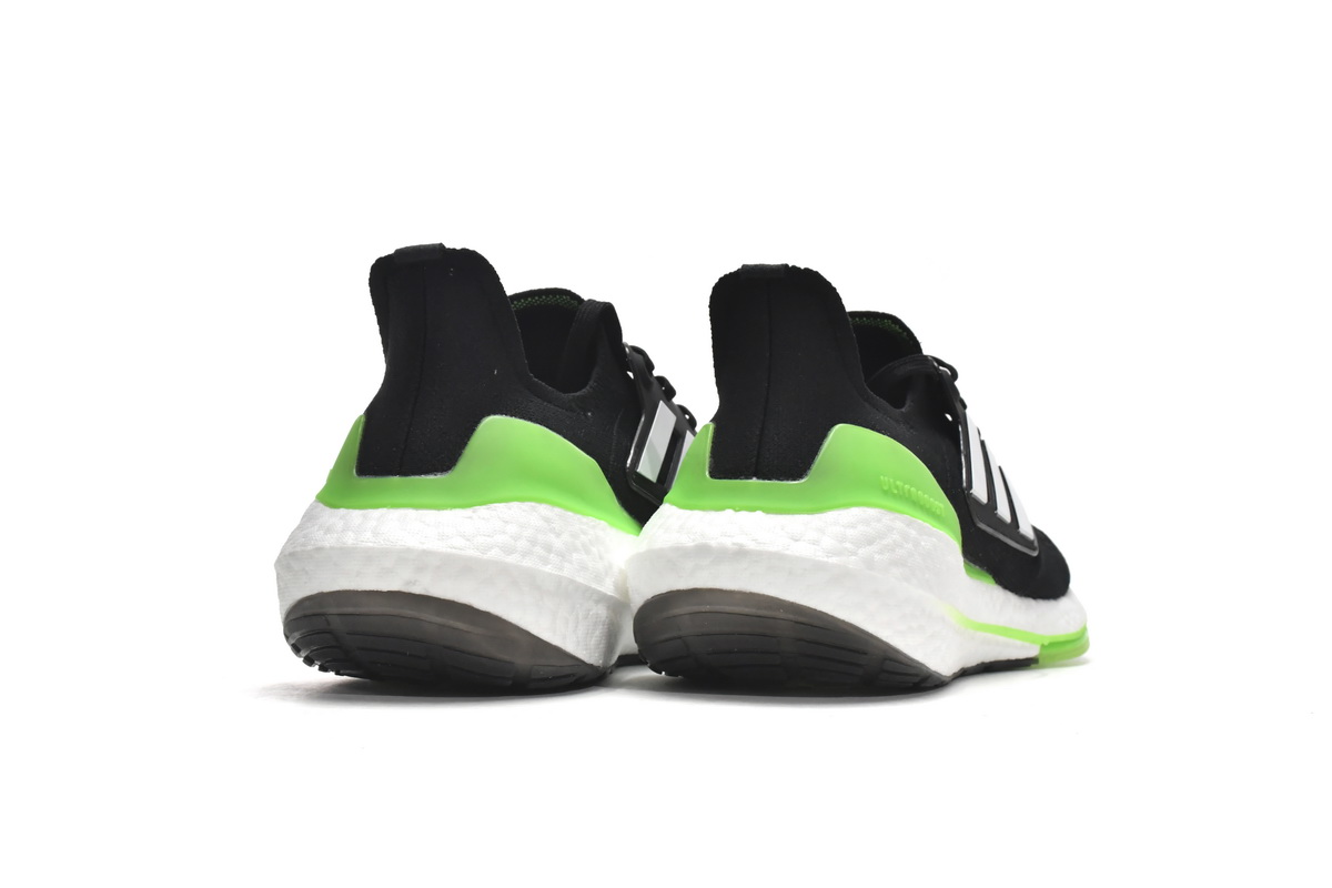 Adidas UltraBoost 22 Black Solar Green GX6640 | Shop Now!
