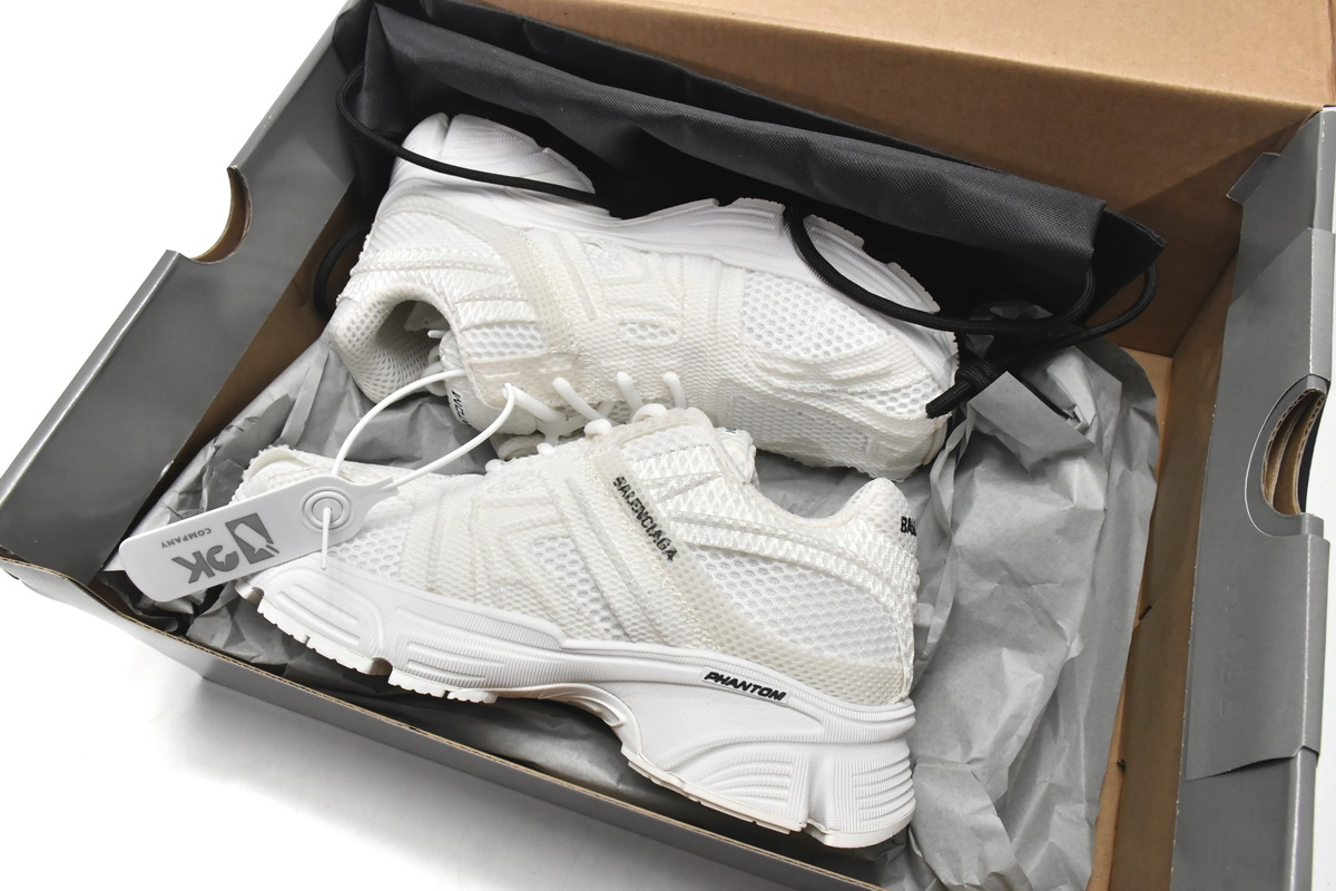 Balenciaga Phantom Sneaker 'White' 679339 W2E92 9000 - Premium White Sneakers at Their Finest!