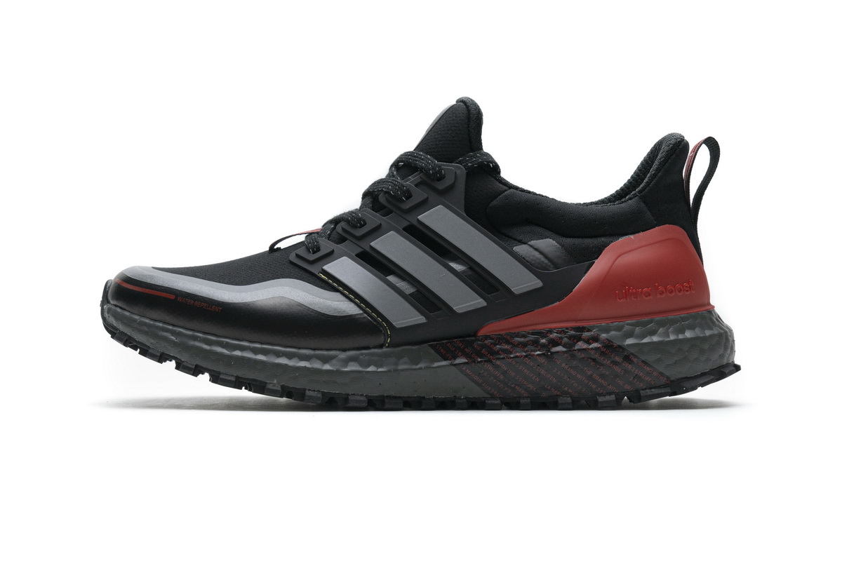 Adidas UltraBoost Guard Black Grey Red FU9464 - Stylish and Comfortable Sneakers