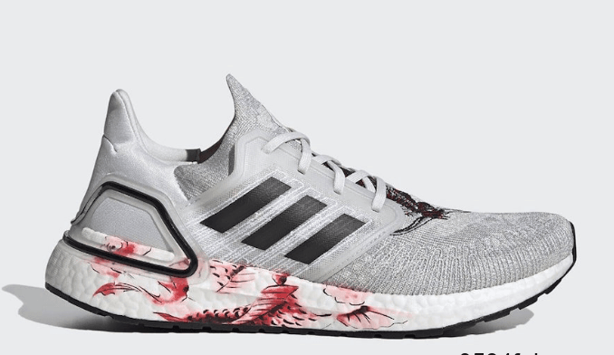 Adidas Ultra Boost 20 Crystal White Core Black Solar Red FW4314 - Shop Now!