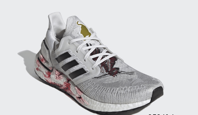 Adidas Ultra Boost 20 Crystal White Core Black Solar Red FW4314 - Shop Now!