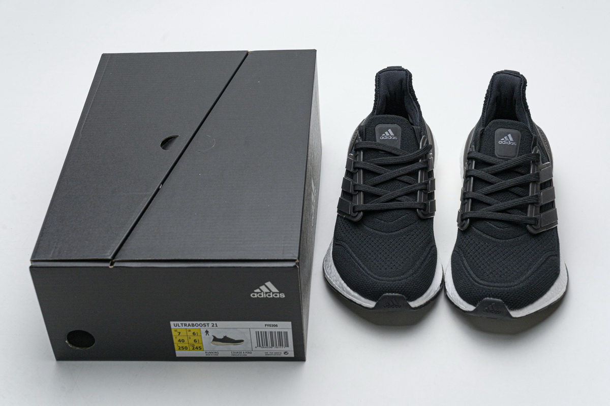 Adidas UltraBoost 21 'Core Black' FY0378 - High-Performance Running Shoes